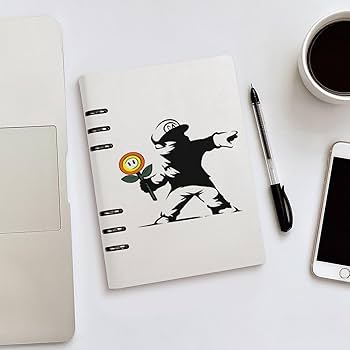 バンクシー展ノート Amazon | ノートブック Banksy バンクシー 落書きアート